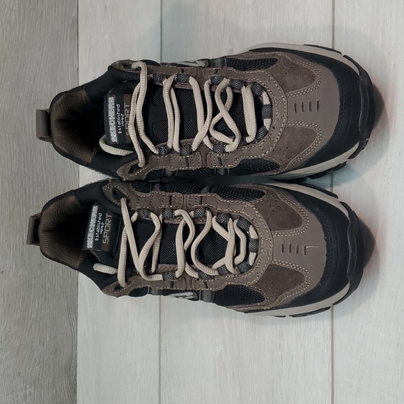 Skechers Mens Memory 51241 Foam Leather Running Sneakers shoes sz 8.5 - Picture 3 of 14